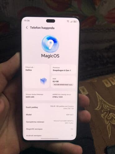 Alfa Romeo: Honor X9c, 256 GB, rəng - Qara, Barmaq izi, İki sim kartlı, Face ID — 1