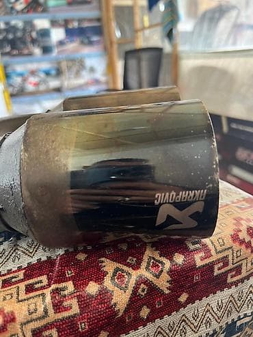 dubaydan avtomobil ehtiyat hisseleri: Akrapovič ikili egzoz ucu (Y tipli) - Brend: Akrapovič (loqo — 4