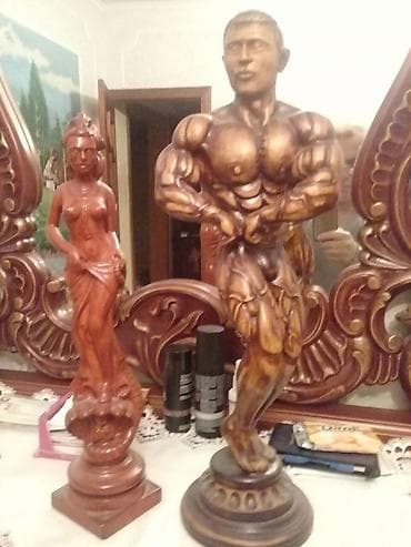 at fiqur: Fiqur, Taxta, rəng - Qəhvəyi — 1