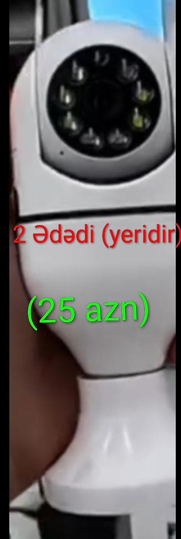 SmartCam Lampa Camera V380 Pro / 360° fırlanma imkanı, hərəkət — 2
