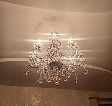 sam: Çılçıraq, 8 lampa, Xrustal — 1