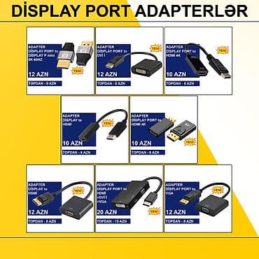 Display Port Adapterlər/Konverterlər (Çeviricilər) ⭐Display Port to