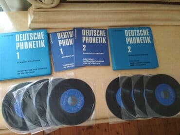 dvd disklər: Alman dili fonetikası. Ştotser. 8 ədəd qramafon valı və 2 kitabçadan — 2