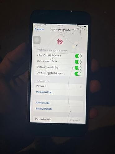 hisense infinity e9: IPhone 8 Plus, 64 GB, Qara, Qırıq, Barmaq izi, Simsiz şarj — 3