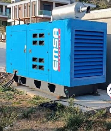 generator satiram: EMSA Generator tərəfindən istehsal olunan bu mavi sənaye generatoru — 5