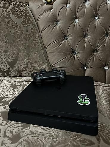 Video oyunlar və konsollar: PlayStation 4 Slim (qara) oyun konsolu - Model: PS4 Slim - Rəng — 1