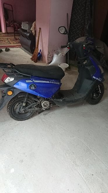 electro moto: Skuter / moped - Rəng: göy-qara - Kuzov: şəhər tipi skuter, arxa yük — 7