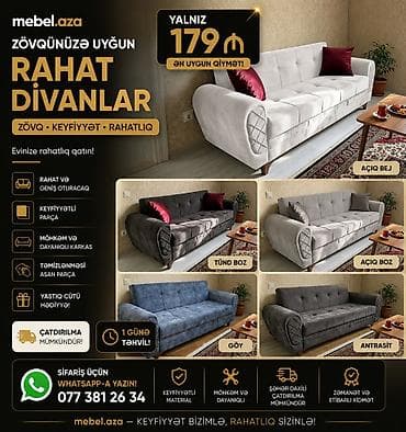 Divan, Yeni, Açılmayan, Bazasız, Vеlur parça, Şəhərdaxili pulsuz çatdırılma lalafo.az -da Divan, Yeni, Açılmayan, Bazasız, Vеlur parça, Şəhərdaxili pulsuz çatdırılma