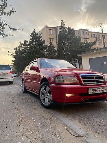 w202 zaslonka: Mercedes-Benz C-Class (W202) Universal/Wagon – qırmızı rəng — 3
