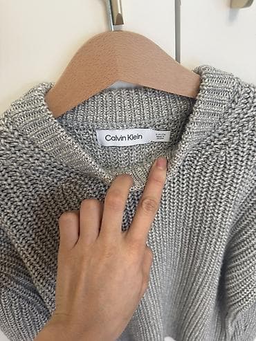 kreditle paltar: Sviter, Calvin Klein, XS, S, rəng - Boz — 1