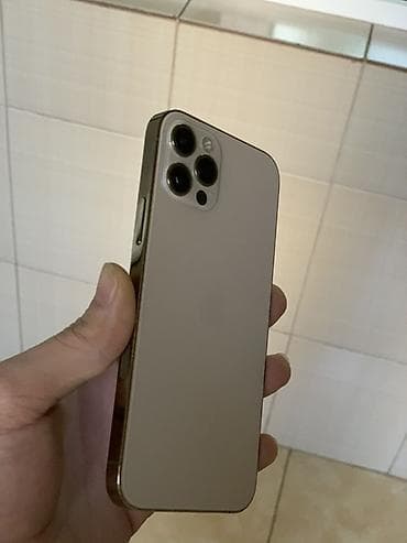 telfonu islenmis: IPhone 12 Pro, 128 GB, Qızılı, Face ID — 1