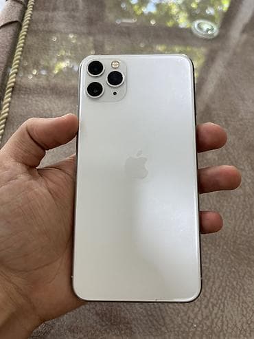 IPhone 11 Pro Max, 64 GB, Gümüşü, Simsiz şarj, Face ID