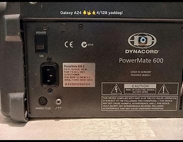 монитор баку: Dynacord PowerMate 600 gücləndiricili mikser - Brend/model: Dynacord — 2