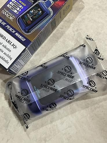 Spaceman SE 25K birdəfəlik vape – Blue Peach Mango dadı