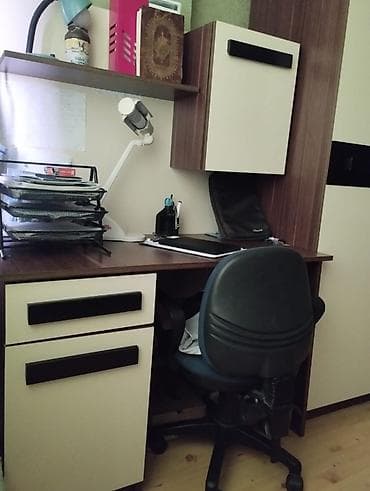 Ev üçün mebel: 2 təknəfərlik çarpayı, 2 tumba, Dolab, İşlənmiş — 2