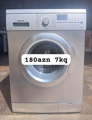 Siemens önyükləməli paltaryuyan maşın - Yük tutumu: 7 kq - Rəng — 1
