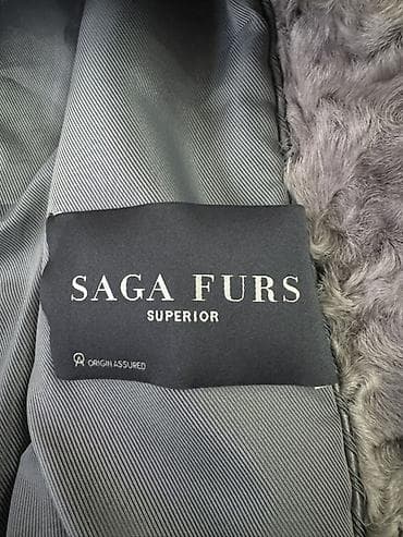 cantalar: SAGA FURS Superior boz rəng kürk paltosu - Brend: SAGA FURS (Superior — 2