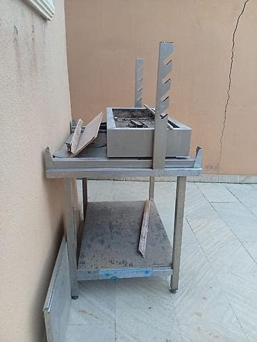 kabab şiş: Manqal, Kömür, Tənzimlənən hündürlük — 2