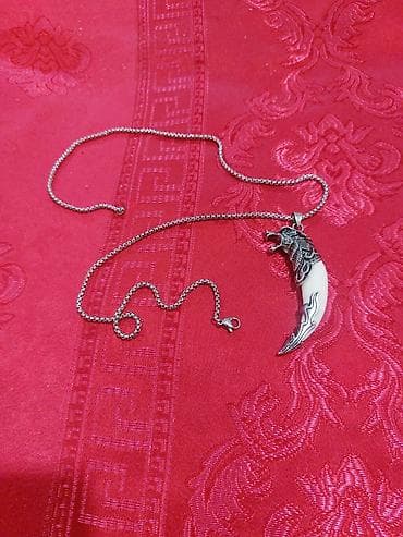 Наручные часы: Canavar dişi və boyunbagısı təzədir heç istifadə olunmayıb paslanmayan — 3