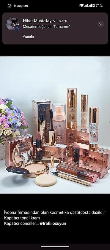 kiprik: Kosmetik dəst, >10 məhsul, Ödənişli çatdırılma — 1