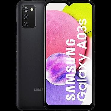 pult samsung: Samsung Galaxy A03s, rəng - Qara, Barmaq izi — 1