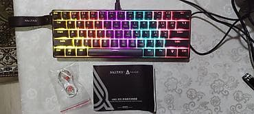 oyun alanı: NACODEX x AJAZZ NK61 mexaniki Red switch klaviatura Az işlenib Qutu — 1