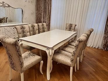 reception masa: Klassik üslubda qonaq otağı mebel dəsti .Temiz Türkiyənindi.Maşın — 1