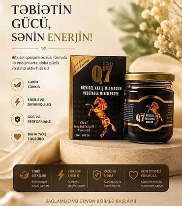 Q7 Macunu tam Orginal 💯% orginal olan ici qara olandandir Mehsul