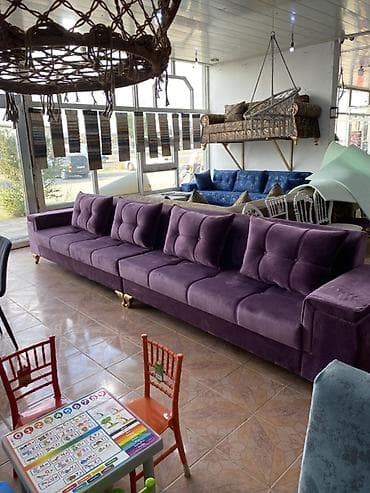 mebel televizor alti: Divan, Yeni, Açılmayan, Vеlur parça, Pulsuz çatdırılma — 3