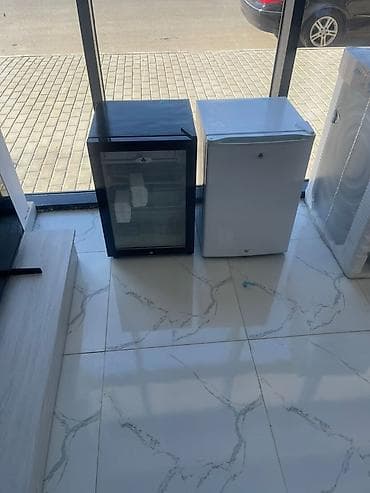 Mağaza avadanlığı: Mini soyuducu və içki vitrin soyuducusu dəsti - Tip: 1) Şüşə qapılı — 1