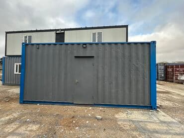 anbar üçün konteyner: Konteyner tipli sanitar qovşaq – tam hazır modul - Metal karkaslı — 6