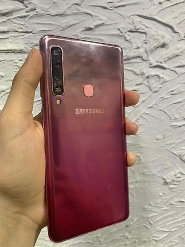 Samsung Galaxy A9, 128 ГБ, цвет - Розовый, Face ID — 3