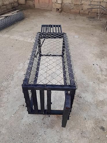 boyuk qefes: Metalkarkas canlı tələ/qəfəs - Material: qalın divarlı polad profil — 2