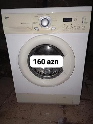 su dalgasi fen: Paltaryuyan maşın LG, 5 kq, Avtomat, Qurutmasız, Kredit yoxdur — 1