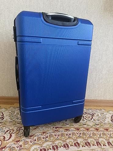 Боксерские груши: Sərt gövdəli, böyük ölçülü təkərli çamadan - Rəng: Parlaq mavi - — 2