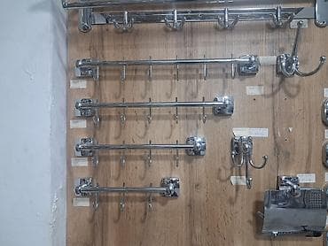 taxta asılqan: Mətbəx və hamam üçün divar asılqanları və aksesuarları - Material — 1
