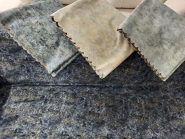bambu tekstil: Divan üçün rəng - Göy Yataq örtüyü — 7
