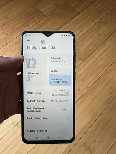 note 8 pro ikinci el: Xiaomi Mi Note Pro, 128 GB, rəng - Yaşıl, 
 İki sim kartlı — 3