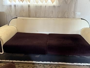 divanlar: İşlənmiş, Divan, 2 kreslo, Bazasız, Açılmayan — 3