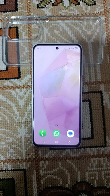 Samsung Galaxy A35, 256 GB, rəng - Ağ, Barmaq izi
