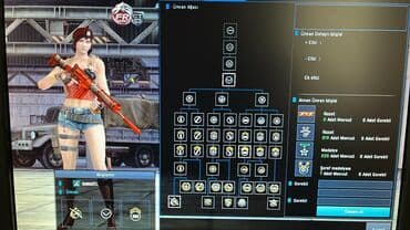 Hesab satışı – FPS onlayn oyun (şəkildəki qəhrəman və titul ağacı)