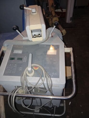 Eşitmə cihazları: Hitachi rentgen aparatı – stasionar şaquli stativ və idarəetmə — 1