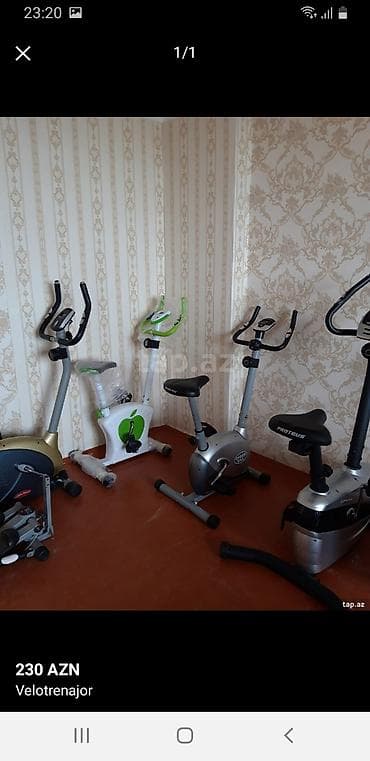 velosiped ev: Velotrenajor - Evdə kardio məşqi üçün kompakт velotrenajorlar - — 1