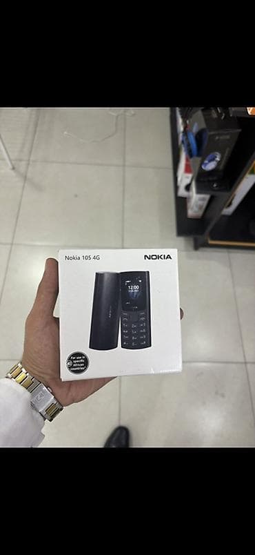 nokia c7: Nokia 105 4G, цвет - Черный, Кнопочный — 5