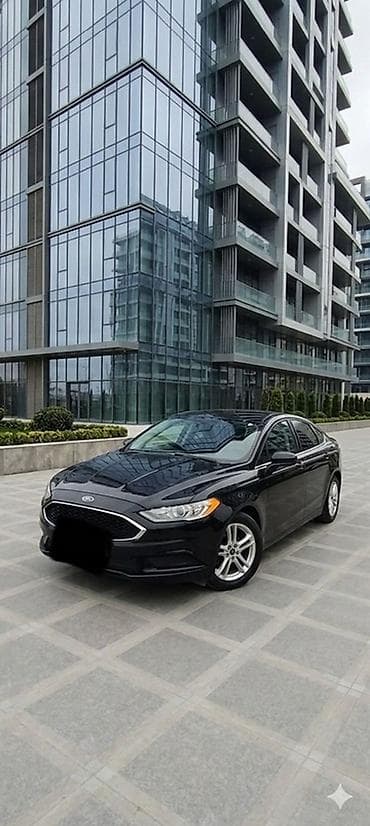 ford masin: Ford Fusion 2018 satılır.Mator 1.5 qara rəngli sedan - Kuzov: 4 — 1