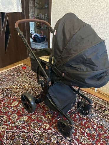 купить детские коляски: Классическая прогулочная коляска, Б/у — 4