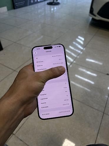 smart lock qw: IPhone 16 Pro Max, 256 GB, Natural Titanium, Simsiz şarj, Face ID, Sənədlərlə — 4