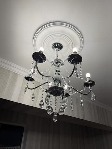 lis dəmir: Çılçıraq, 6 lampa, Metal — 3