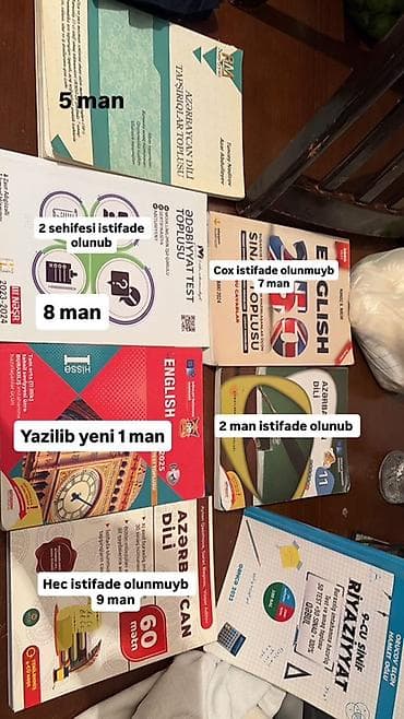 9-cu sinif üçün dərs və test topluları paketi - Azərbaycan dili
