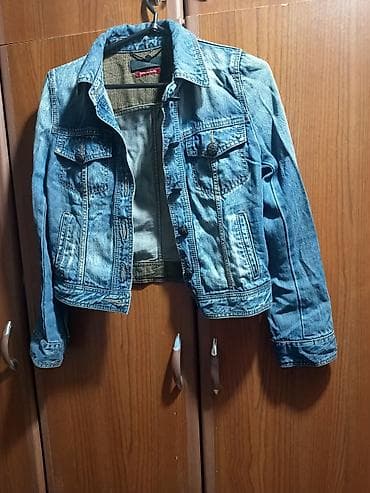 Cins gödəkcə – “Wild wash finishing” - Material: 100% denim (pambıq) lalafo.az -da Cins gödəkcə – “Wild wash finishing” - Material: 100% denim (pambıq)